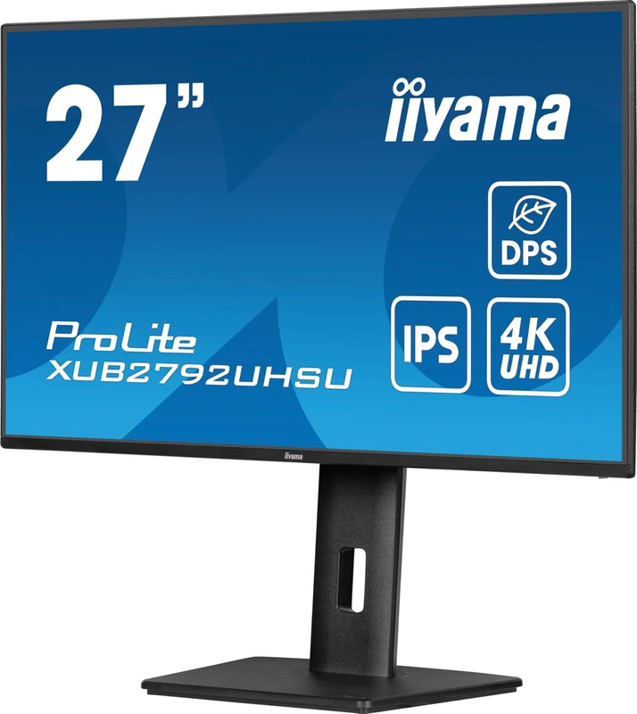 iiyama XUB2792UHSU-B6-27, IPS, 3840 x 2160/60Hz, 1H1DP, HAS