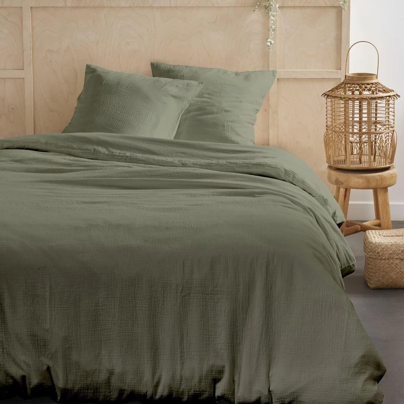 TODAY Duvet Cover Set, Green, Jumeau