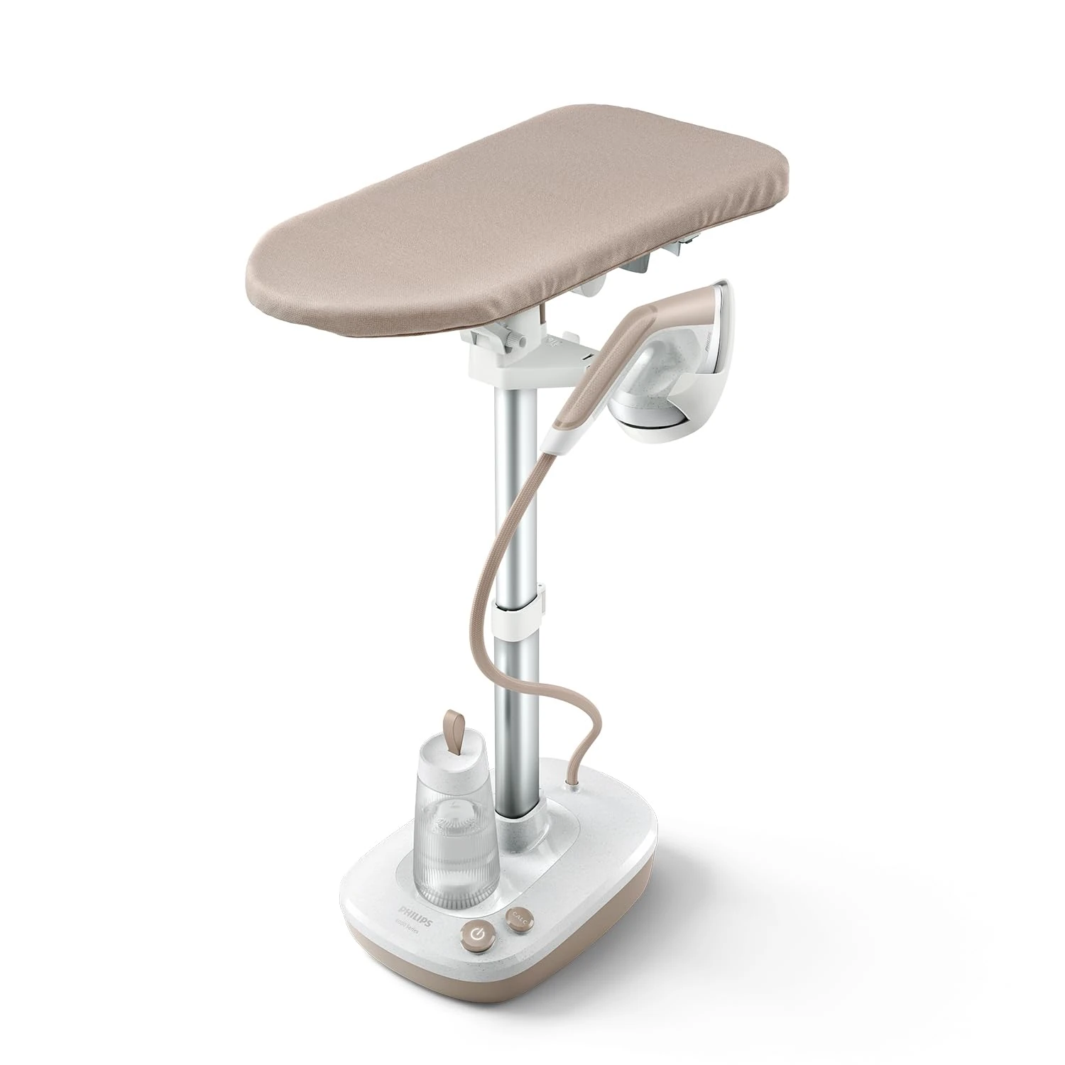 Philips All-in-One Ironing Solution 6000 Series, Multi-angle board, OptimalTEMP technology, 1800W, convenient foot buttons, Kills 99.9% of bacteria and dust mites*