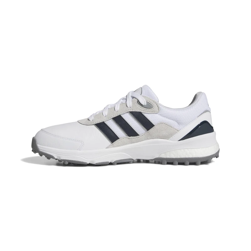 adidas Men's SW5540 Spikeless Golf Shoes, FTWR White/Collegiate Navy/Grey one, 6.5 UK