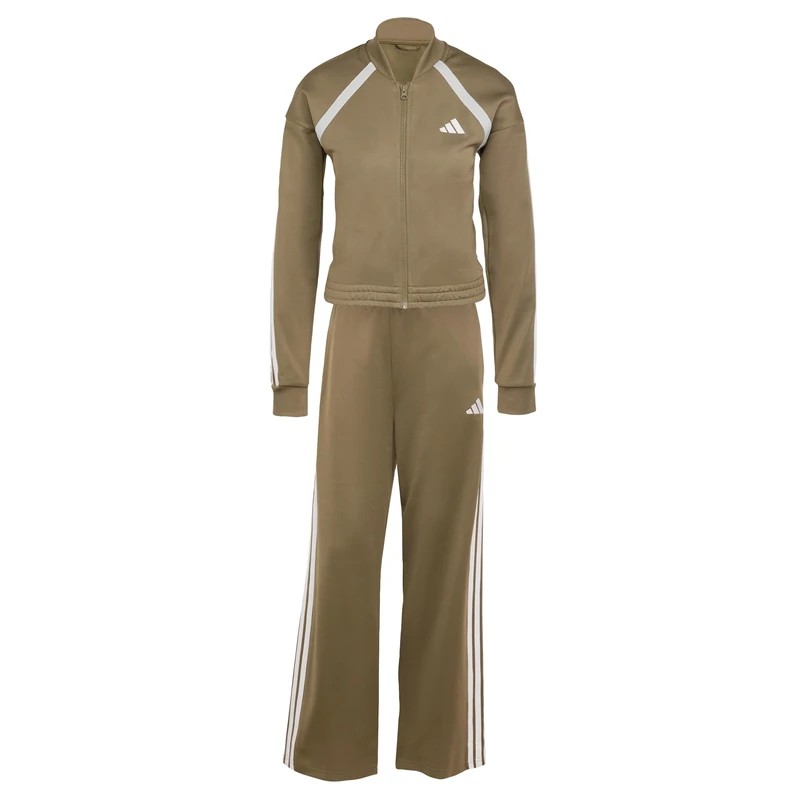 adidas Women's TEAMSPORT TRACKSUIT, olive strata, S