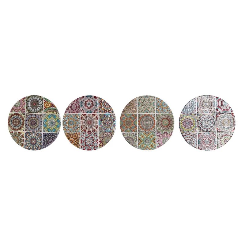 Home ESPRIT Mandala, 20 x 20 x 0.8 cm Dolomite Cork Placemat (4 Units)