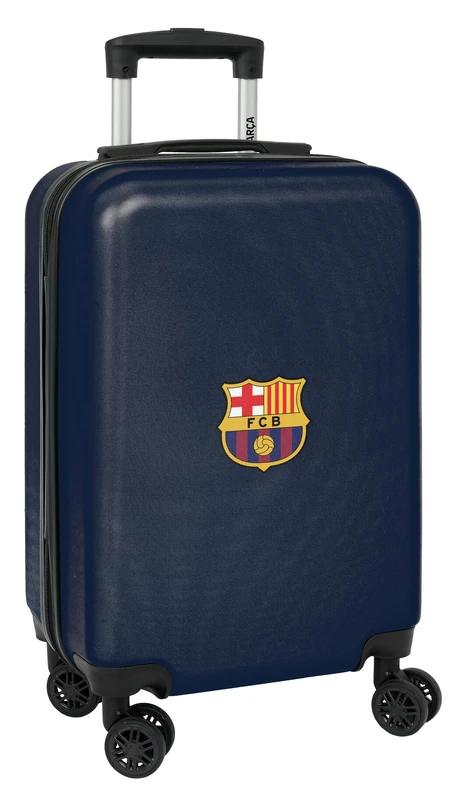 Safta F.c Barcelona Cabin 20´´ Twin Wheels Cabin Trolley One Size