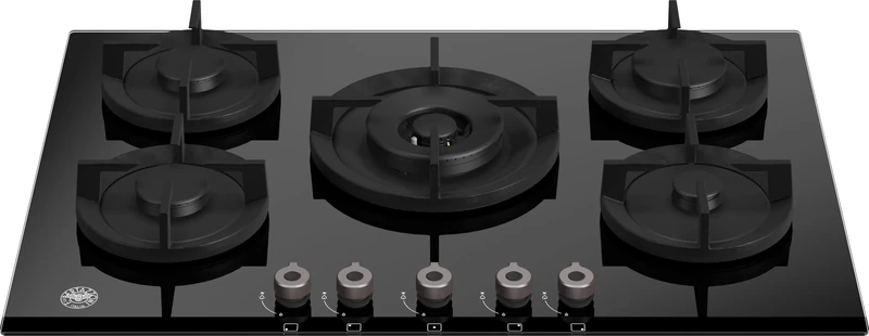 Bertazzoni P755CPROGNE 76cm Professional Gas Hob - Black Ceramic