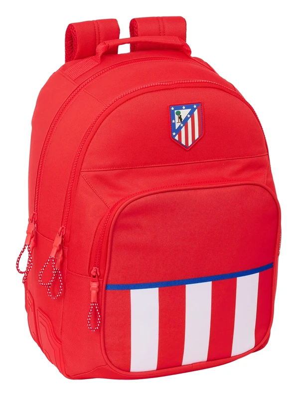 safta ATLÉTICO DE MADRID School Backpack for Children, Ideal for Children of Different Ages, Comfortable and Versatile, Quality and Resilience, 32 x 15 x 42 cm, Red, Estándar, Casual, red, Estándar,