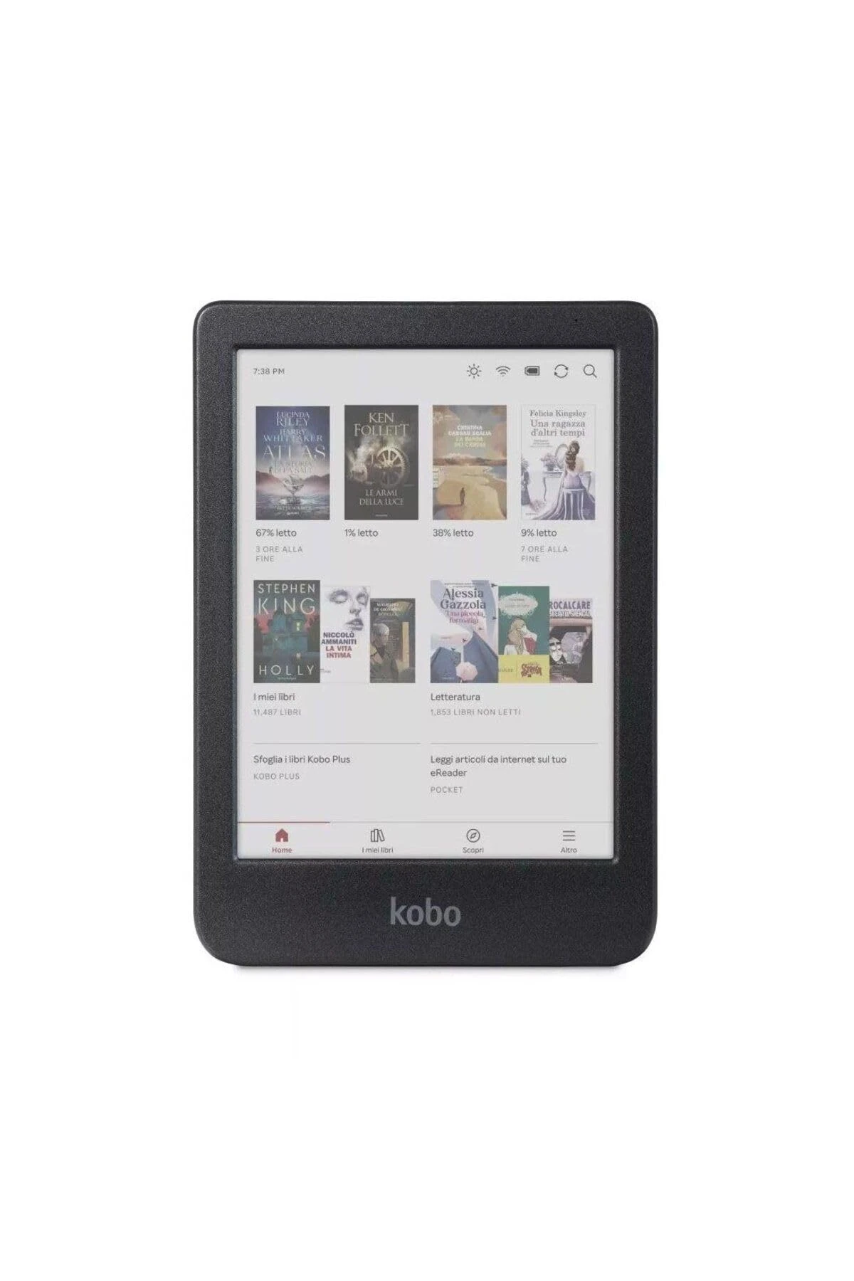 Kobo Clara Colour | Colour eReader | 6" Glare-Free Colour and Ink Kaleido 3 Display | Dark Mode Option | Waterproof | Audiobooks | 16GB of Storage (Black)