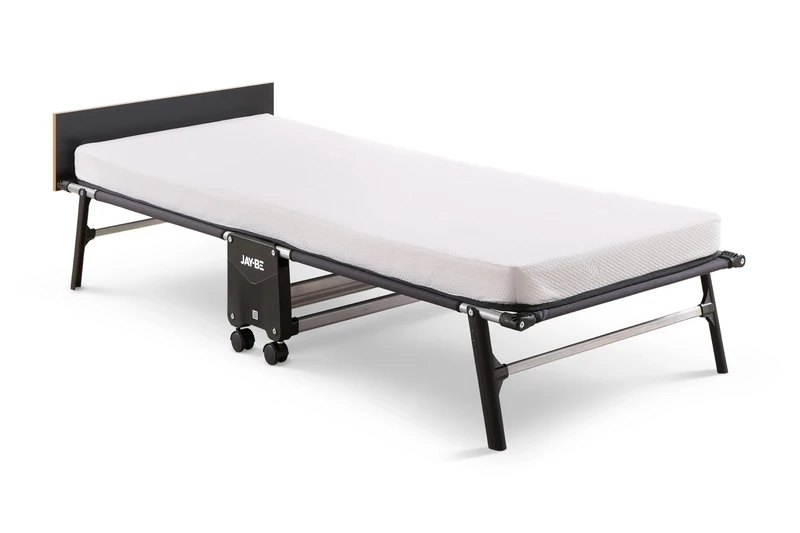 JAY-BE RM80 Rollaway Folding Bed with Memory Mattress, Single