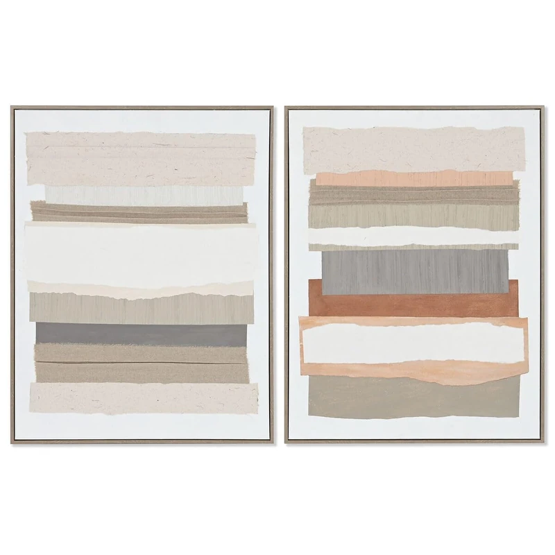 Home ESPRIT Abstract Urban Picture 62.4 x 4.5 x 82.5 cm (2 Units)