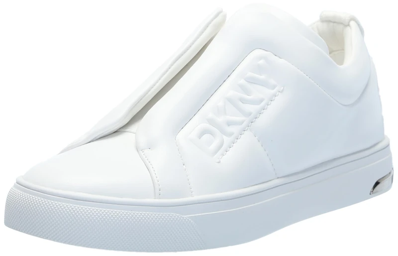 DKNY Women's Abelina Slip On Trainers, White Opulent Garden, 7.5 UK