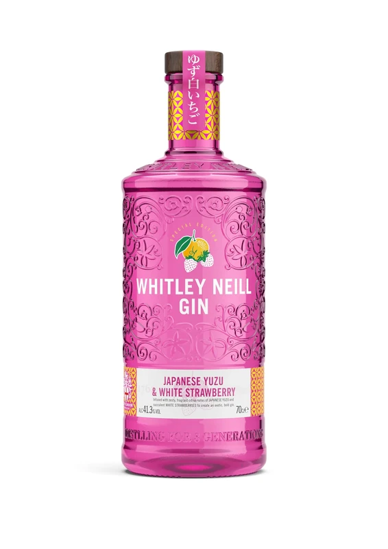 Whitley Neill Japanese Yuzu & White Strawberry Gin 70cl