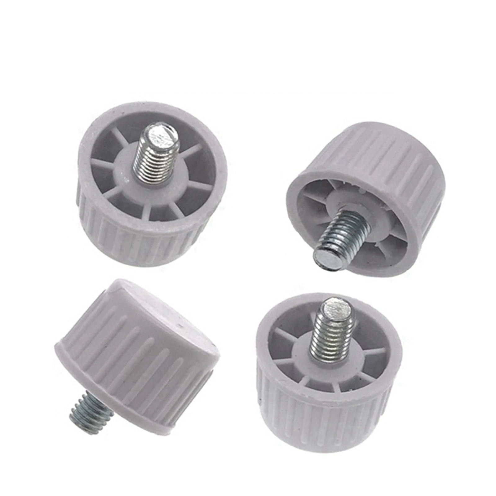4pcs Universal Footing With Height Adjustable Screw 8 * 10mm Fridge Freezer Bottom Stand Moisture-proof Table Chair Leg Holder
