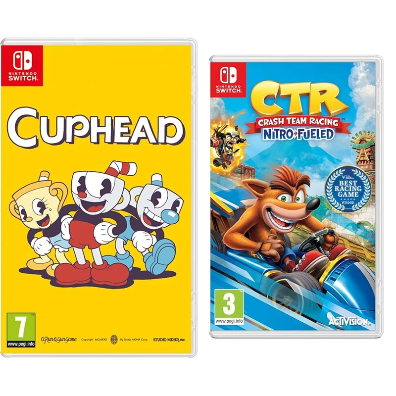 Cuphead (Switch) & Crash™ Team Racing Nitro-Fueled (Nintendo Switch)