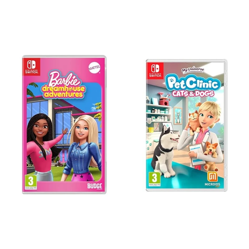 Barbie Dreamhouse Adventures - Switch & My Universe: Pet Clinic (Nintendo Switch)