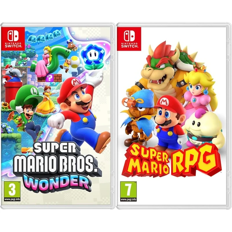 Super Mario Bros. Wonder (Nintendo Switch) & Super Mario RPG (Nintendo Switch)