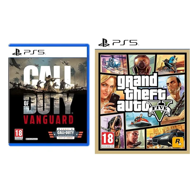 Call of Duty®: Vanguard (PS5) (Exclusive to Amazon.co.uk) & Grand Theft Auto V (PS5)