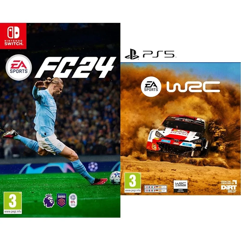 EA SPORTS FC 24 Standard Edition Switch | VideoGame | English & EA SPORTS WRC Standard Edition PS5 | VideoGame | English