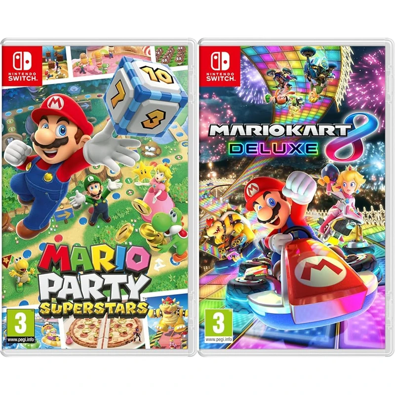 Mario Party Superstars (Nintendo Switch) & Mario Kart 8 Deluxe (Nintendo Switch)