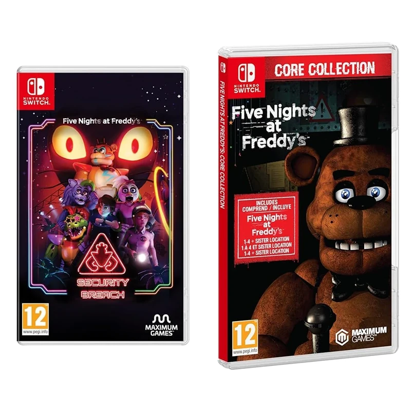 Five Night's at Freddy's: Security Breach (Nintendo Switch) & Five Nights At Freddy's: Core Collection (Nintendo Switch)
