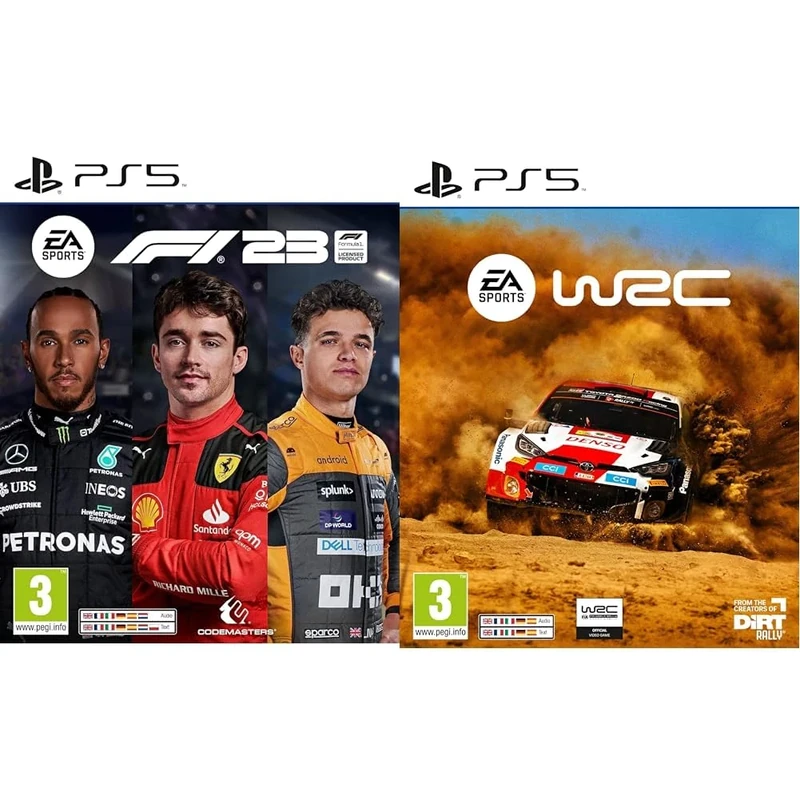 F1 23 PS5 | Video Game | English and French & EA SPORTS WRC Standard Edition PS5 | VideoGame | English
