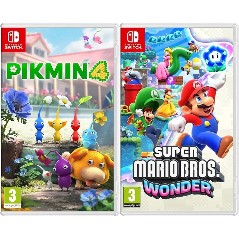 Pikmin 4 (Nintendo Switch) & Super Mario Bros. Wonder (Nintendo Switch)