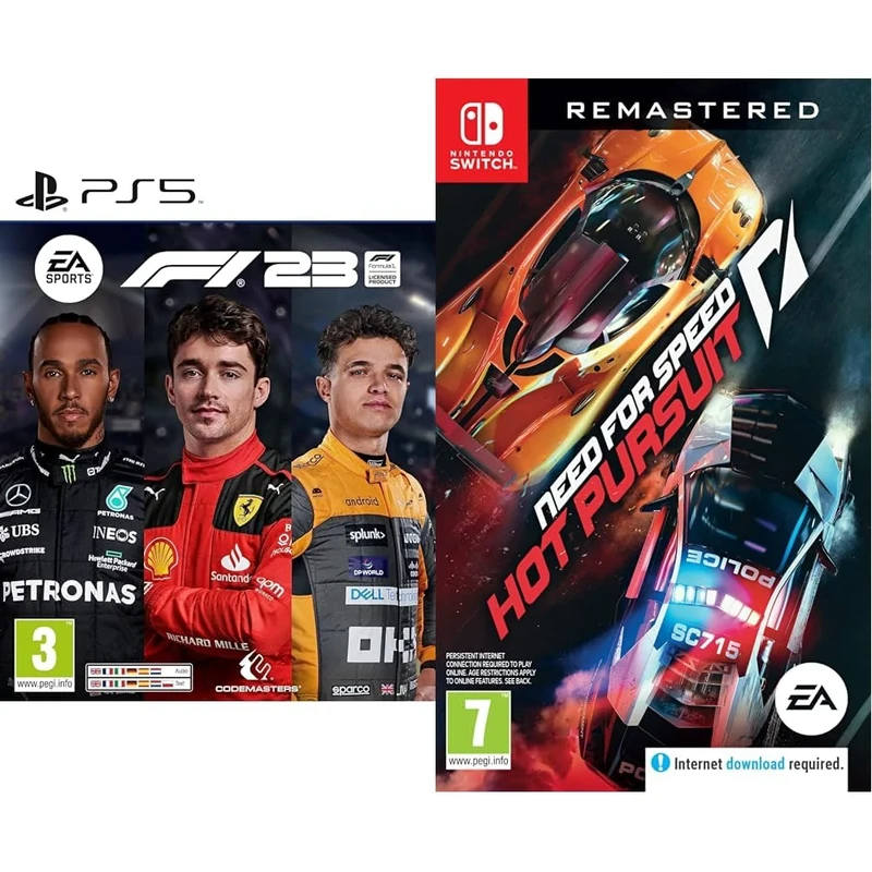 F1 23 PS5 | Video Game | English and French & Need For Speed: Hot Pursuit Remastered (Nintendo Switch)