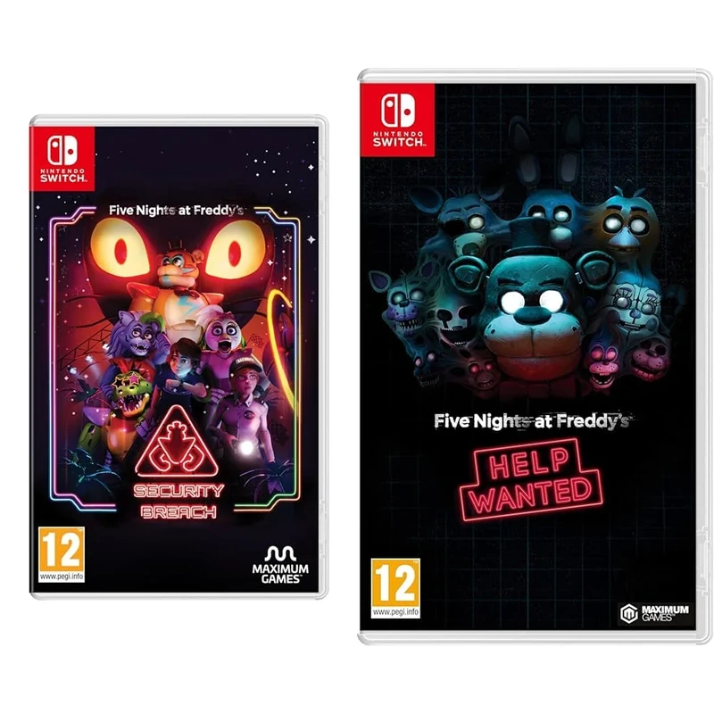 Five Night's at Freddy's: Security Breach (Nintendo Switch) & Five Nights at Freddy's - Help Wanted (Nintendo Switch)