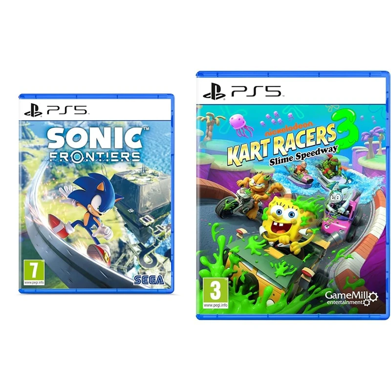 Sega Sonic Frontiers and Nickelodeon Kart Racers 3 PS5 Bundle