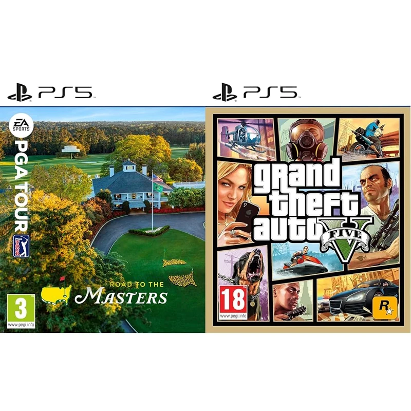 PGA Tour | PS5 | Video Game| English & Grand Theft Auto V (PS5)
