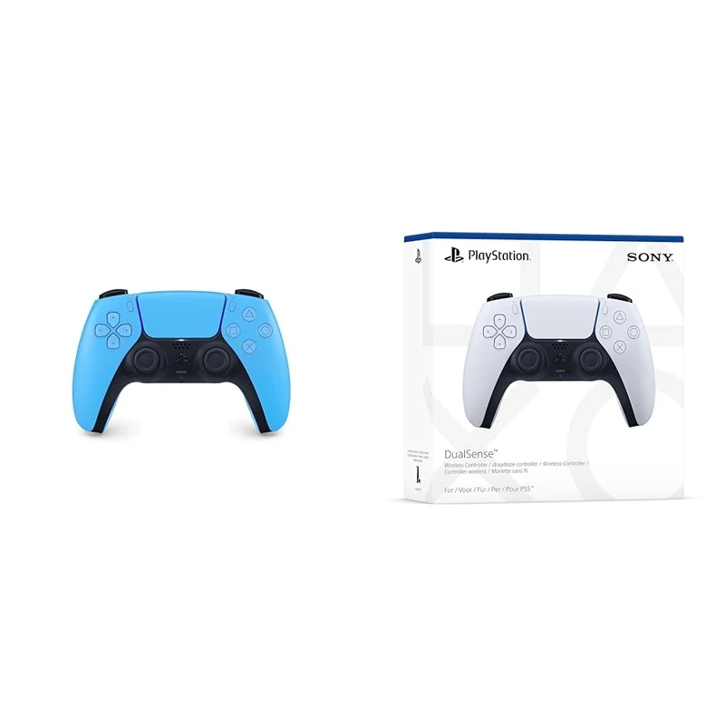 Playstation DualSense Starlight Blue Wireless Controller (PS5) & 5 DualSense Wireless Controller
