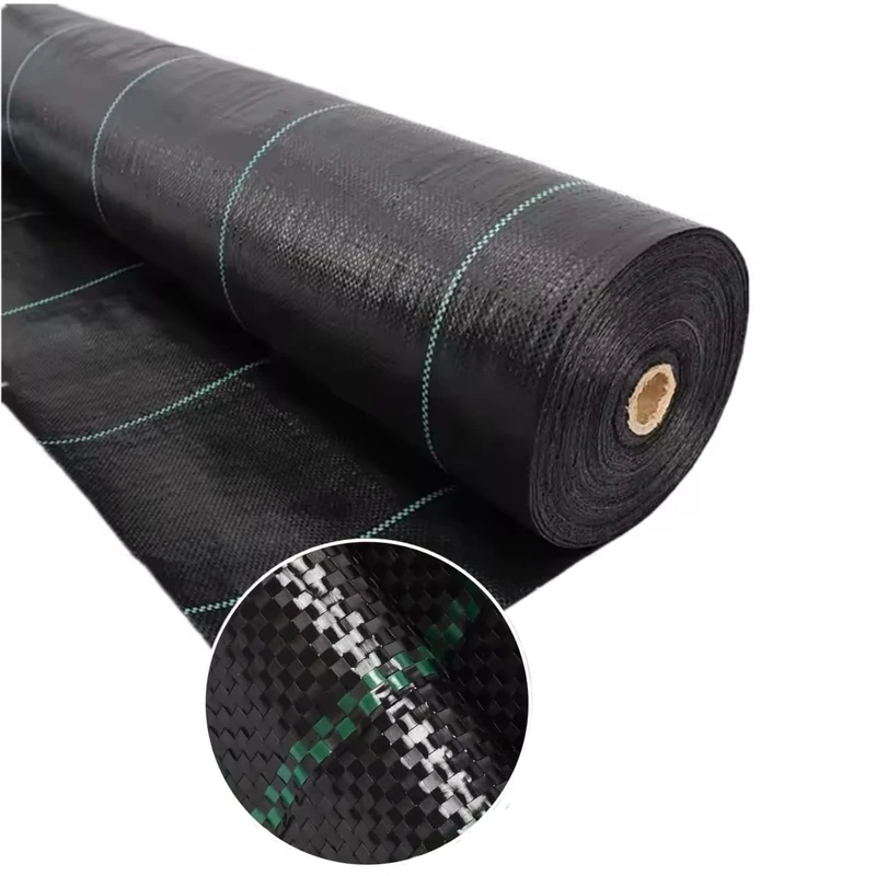 GARDENIX Weed Control Fabric Extra Strong 90 g/m² (3.2 m x 100 m) Ground Fabric Garden Fleece Against Weeds Black