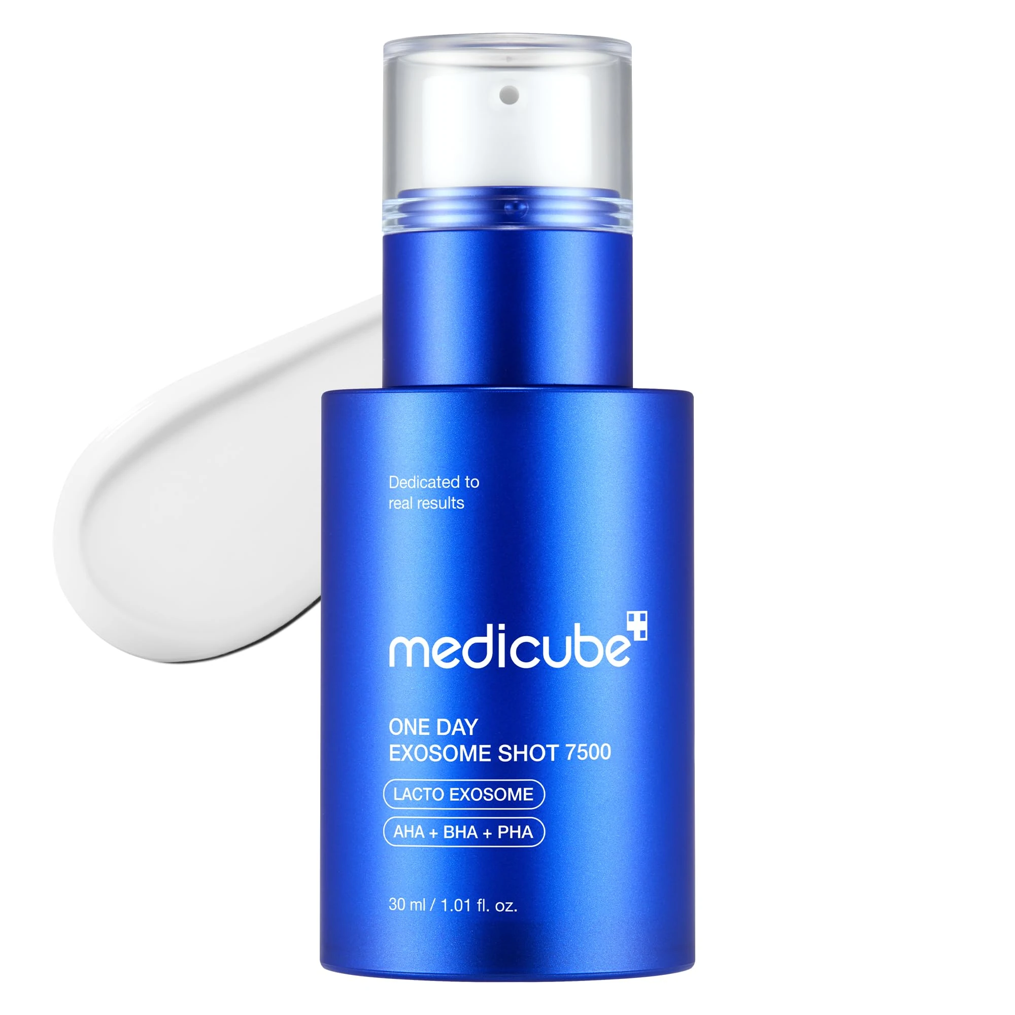 medicube Zero Exosome Shot 7,500 PPM Spicule Facial Serum | Liquid Skin Booster Serum | Exosome, AHA+BHA+PHA | Pore Care, Dead Skin Cells, Skin Texture | Korean Skin Care 30 ml