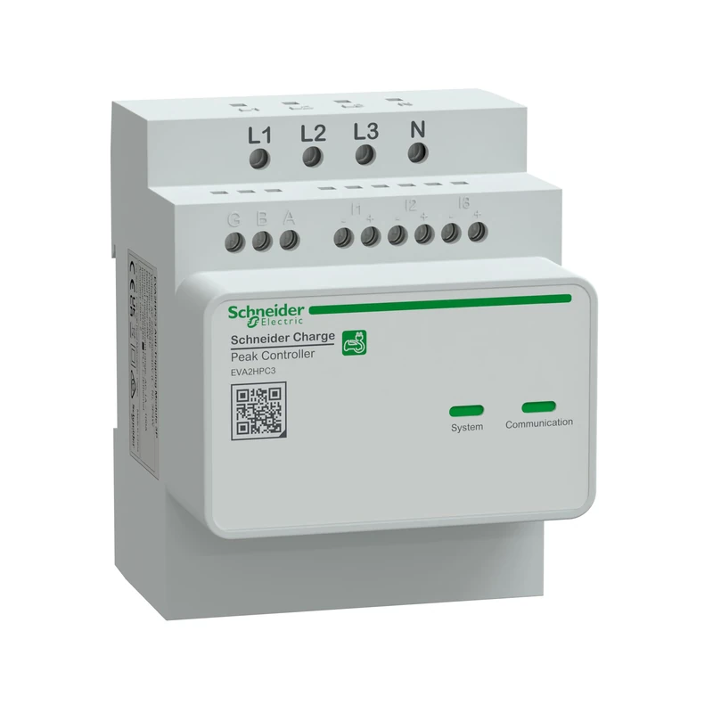 Schneider Electric Charge Peak Controller, Anti-Trigger Module, Overload Protection, 3-Phase PLC Pairing with 1 Wallbox