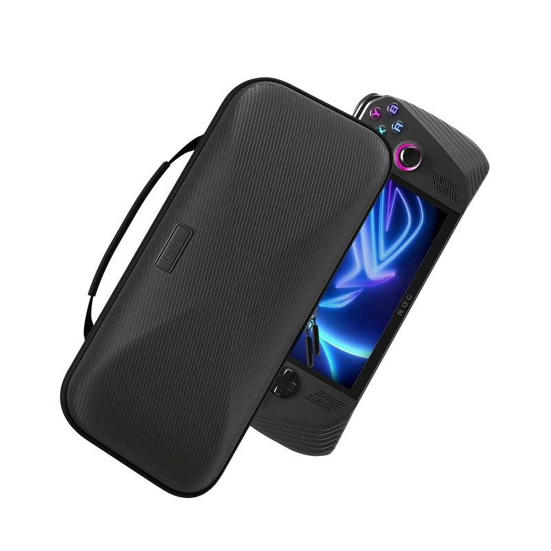 Syntech Hard Carrying Case Compatible with ASUS ROG Ally/ ROG Ally X Console and Accessories, Portable Travel Handheld Case for Storage, EVA Shockproof Protective Carry Bag with Large Capacity, Black