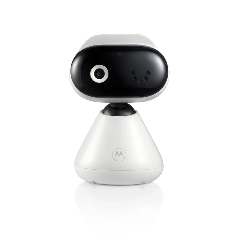 Motorola Nursery PIP1000 Baby Monitor with Camera - Baby Camera with App Control - Baby Monitor - Night Vision, Digital Zoom, Lullabies and Two-Way Communication - Wall Mounted - White