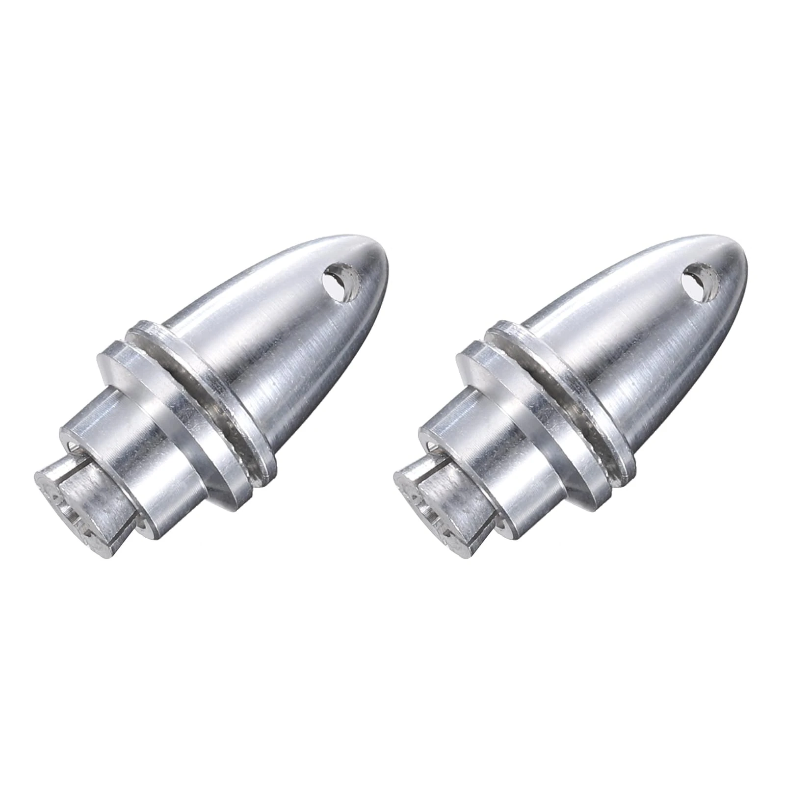 sourcing map RC Plane Airplane Spinners, 2mm Extrusion Propeller Adapter Saver for Shaft Brushless Motor Speed Controllers, Pack of 2