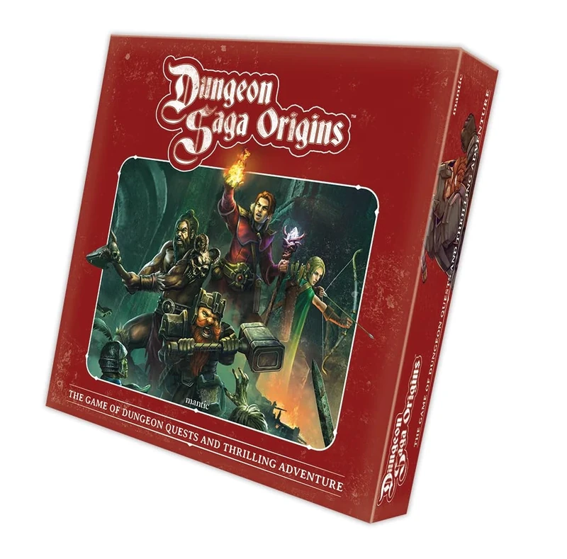 mantic Dungeon Saga Origins: Core Game | Cooperative Fantasy Miniatures Board Game | Epic Dungeon-Crawling Adventure with Heroes & Monsters