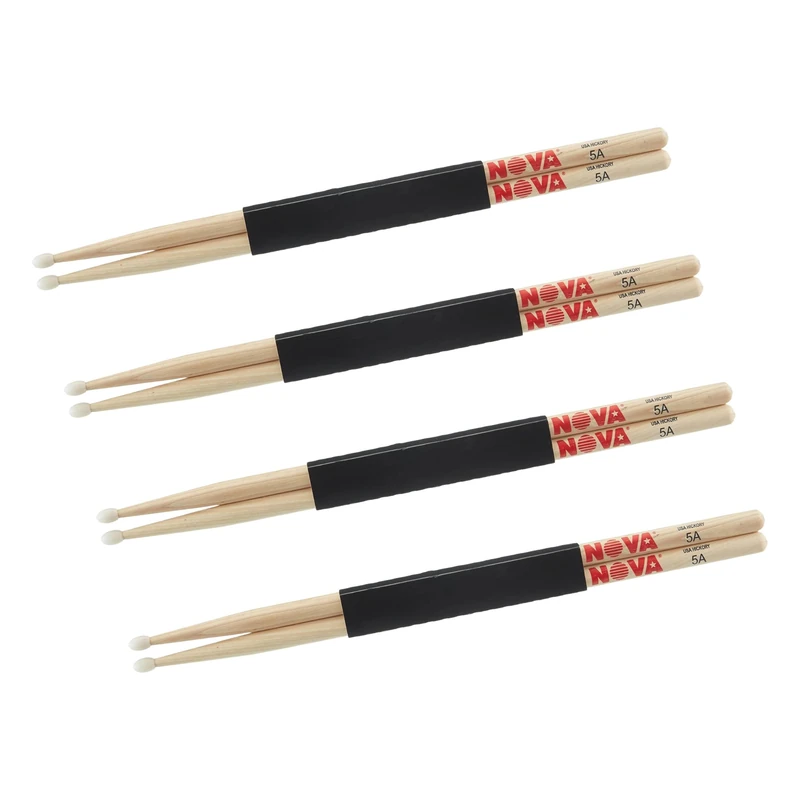 Vic FIrth - NOVA Drumsticks - 5AN - Nylon Tip (Pack of 4)