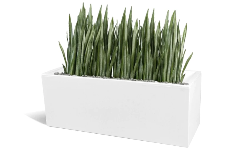 Kloris Planter, Polyethylene (PE), White, 60x30x30