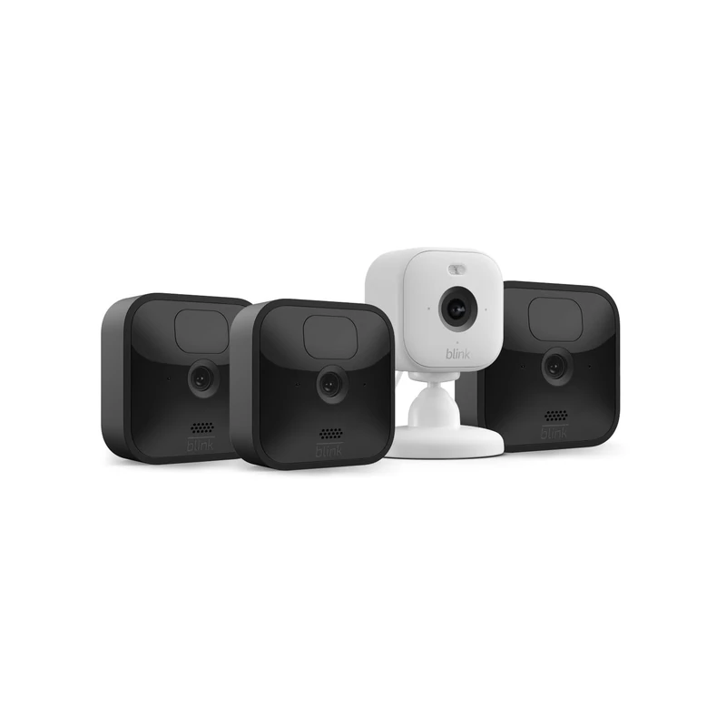 Blink 3-Camera Outdoor System and Blink Mini 2 Bundle - Image 1