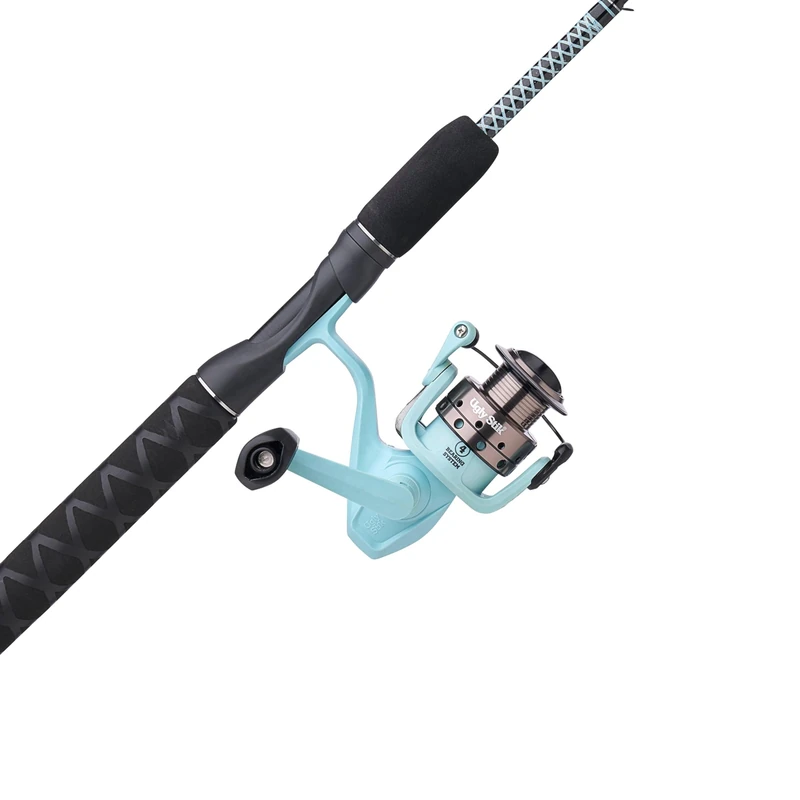 Ugly Stik GX2 Ladies Spinning Combo | Fishing Rod and Reel Set | Lure Fishing Freshwater River Lake Sea Angling | Lightweight Balanced Design Graphite Fiberglass Construction | Clear Tip | 6ft 30 Reel