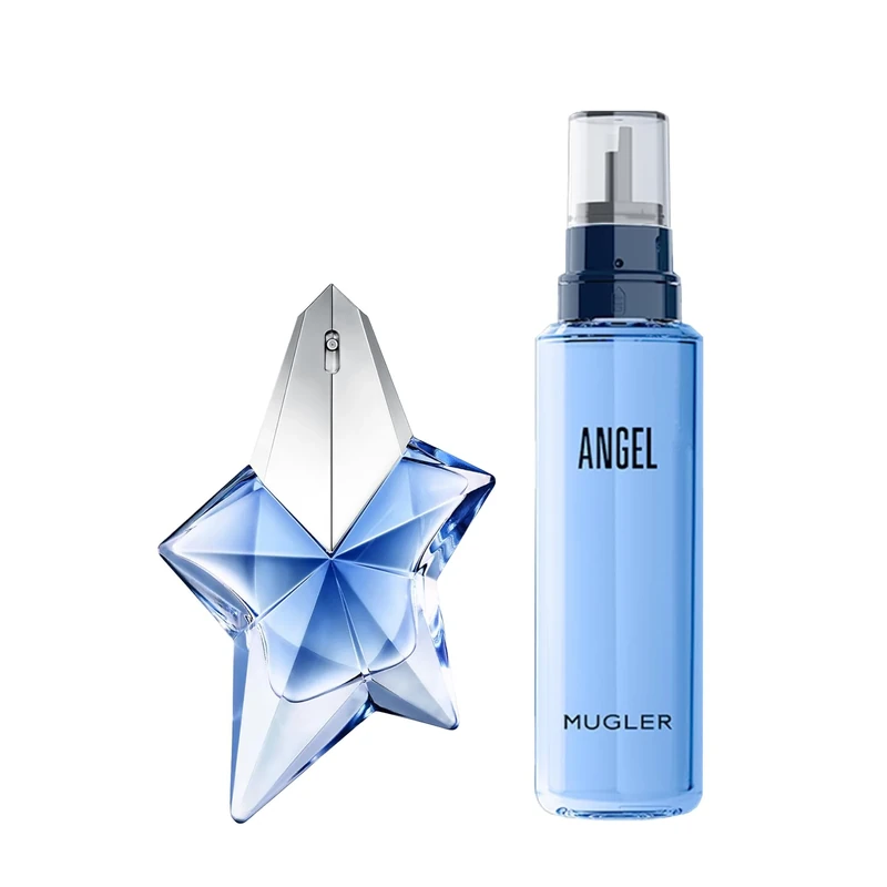 Mugler Angel Eau de Parfum Refill Bundle, Ambery Gourmand Women's Fragrance