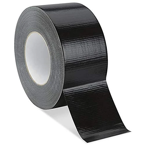 Premium ANI-SAFE Black Duct Tape, Gaffa, Duck, 50 Meters, 50mm Wide, 1 Roll of 50m x 50mm, Heavy Duty, DIY, Cloth UV waterproof