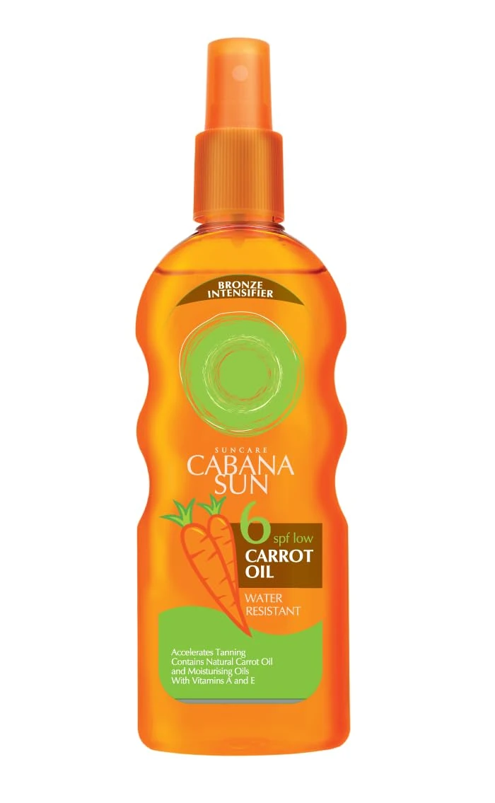 Cabana Sun Carrot Oil Tan Accelerating Spray SPF6, 200ml