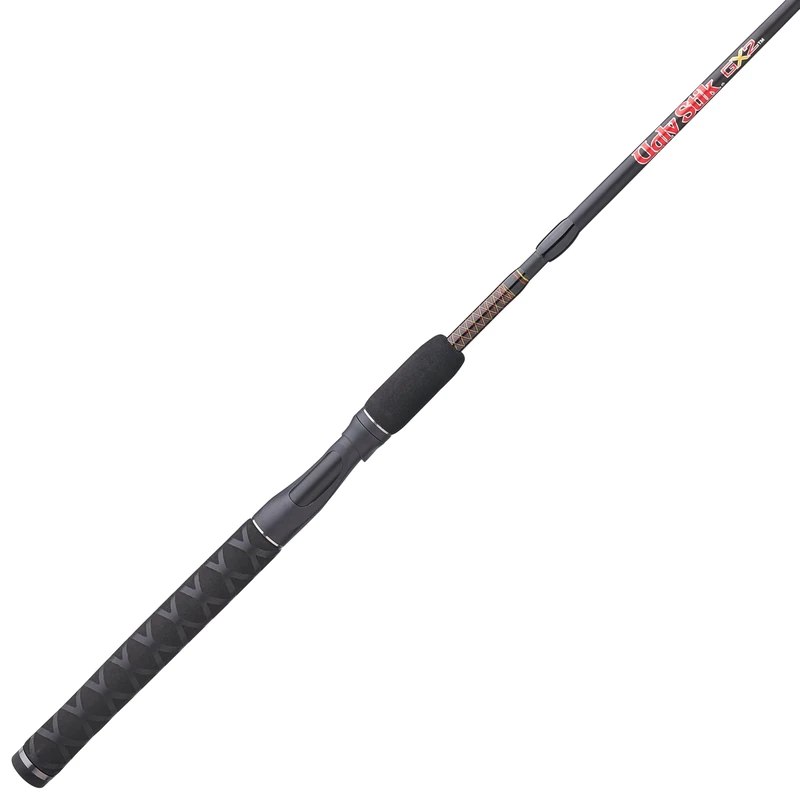 Ugly Stik GX2 Travel Spinning Rod | 4 Piece Portable Fishing Rod Compact Travel Rods | Lure Fishing Spinning Freshwater River Lake Sea Fishing | Medium Power | Graphite Fiberglass | Clear Tip | 6ft
