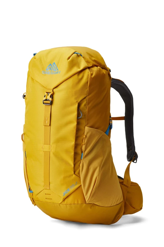 Gregory Vaporspan - Jade LT 28 - Women's Day Hiking Backpack, 56 cm, 28L, 1.07 KG, Lightweight Ventilated Backpanel, Adjustable Hipbelt, Hydration Compatible, Raincover Included, Yellow (Capri Yellow)
