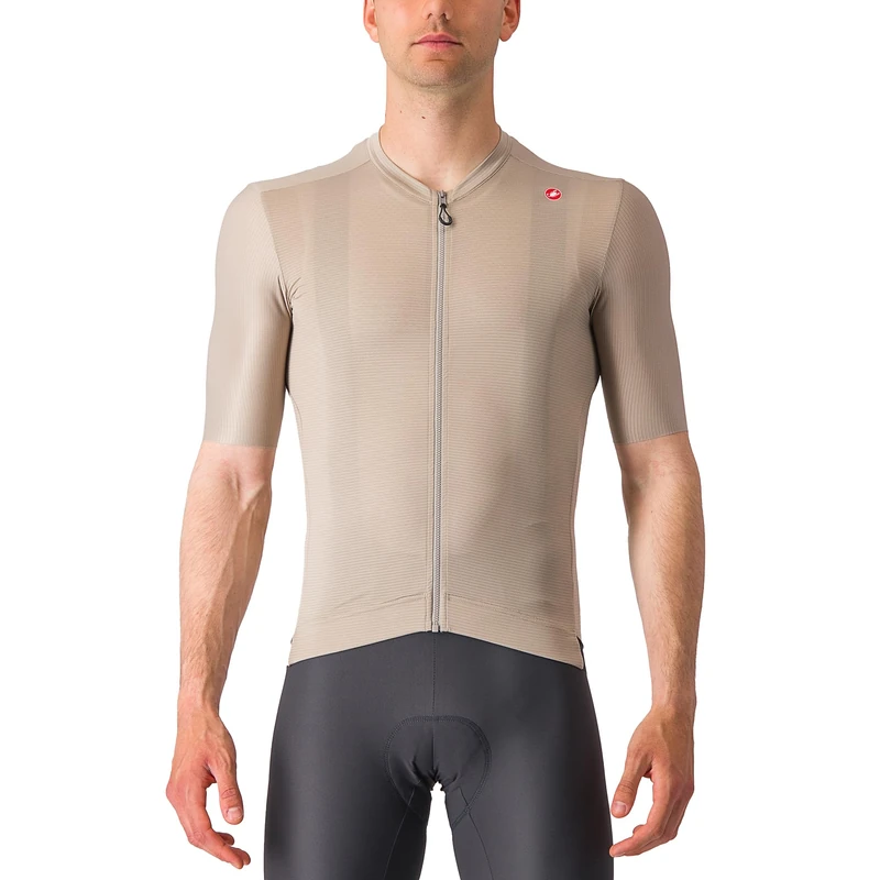 CASTELLI Espresso Men's Technical Jersey, Clay/Black, XL
