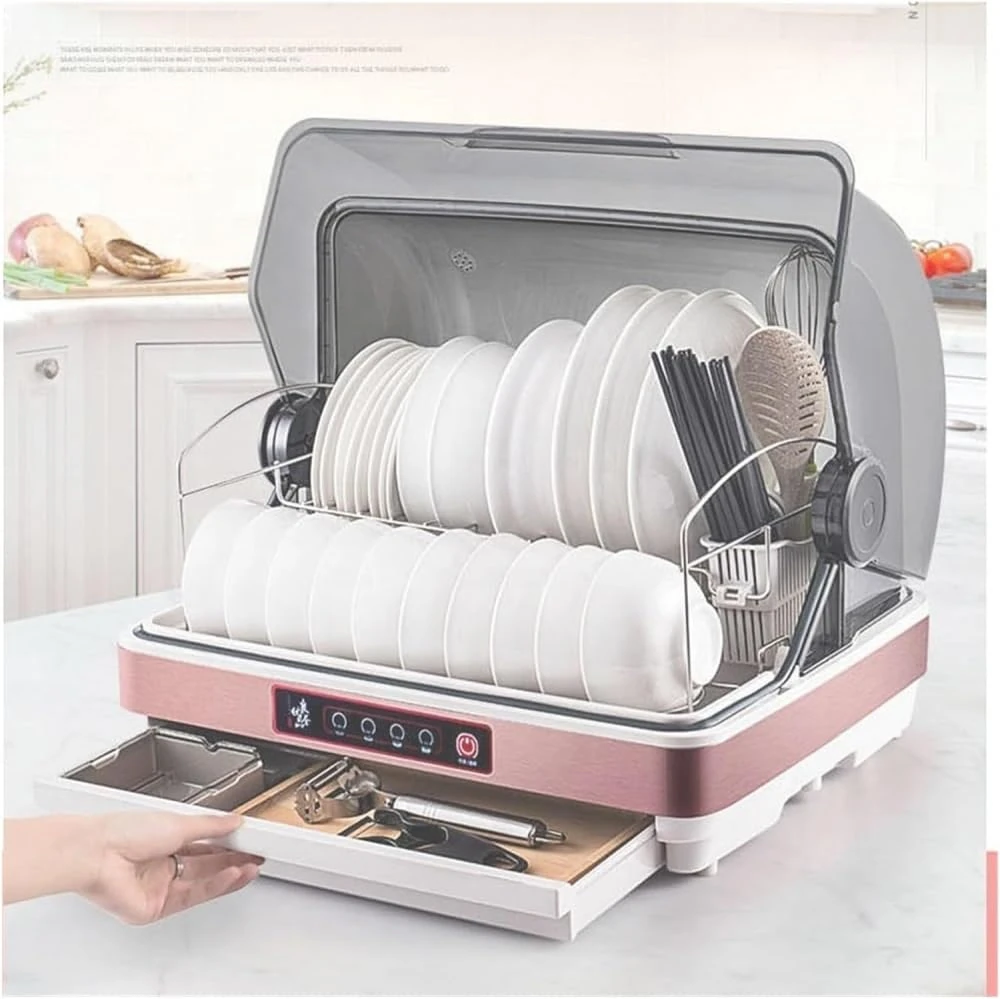 YIJIEHH Table Top Dishwasher,intelligent Automatic Mini Dishwasher Household,compact and Small Design,for Home Use - Efficient Table Cleaning Cabinet For Spotless Dishes