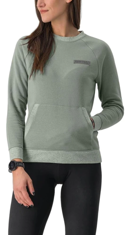 CASTELLI Women's Logo W Sweatshirt with Logo, Comfortable and Breathable, Ideal for Training and Leisure - Image 1