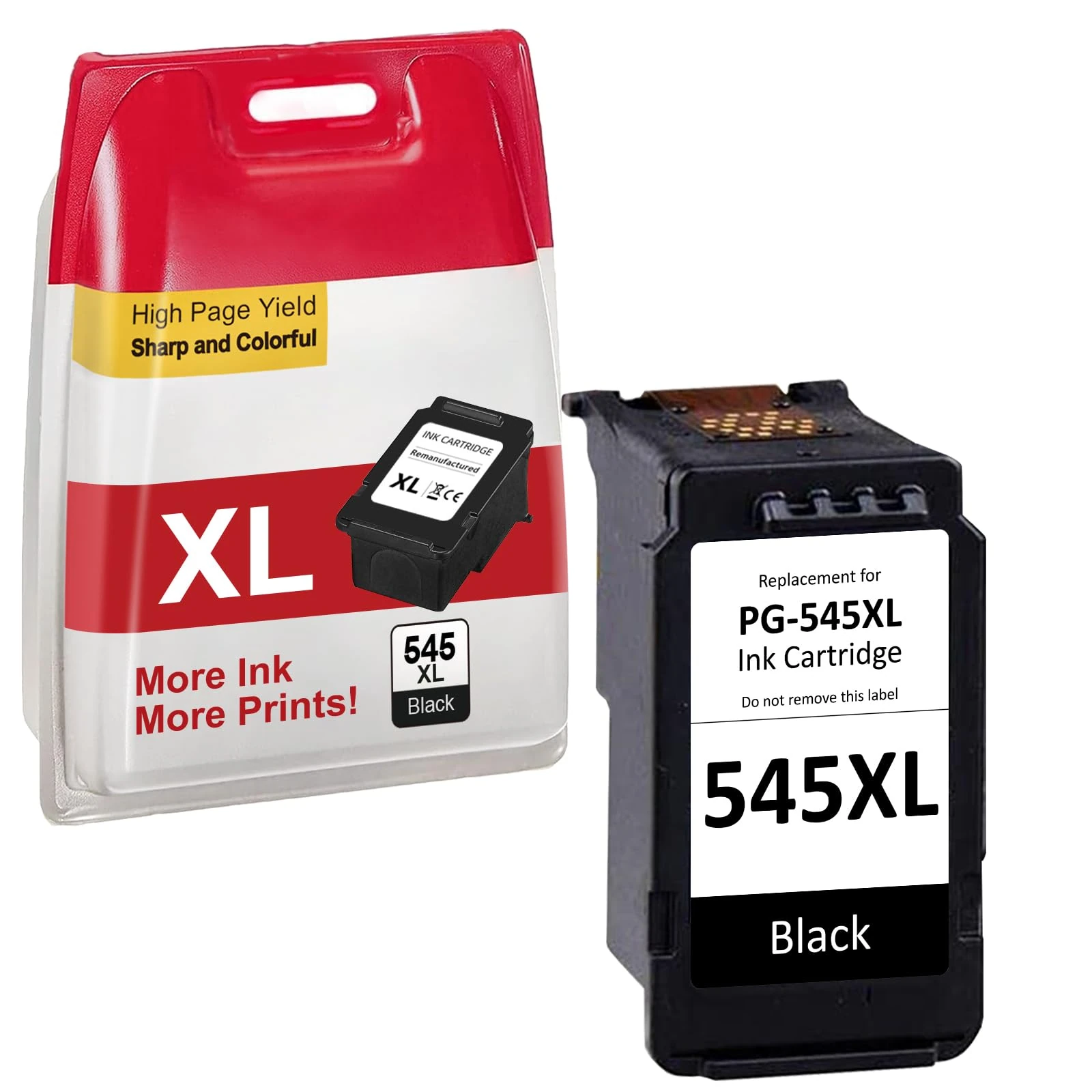 IKONK PG-545XL Black Ink Cartridge High Yeild- 500+ Pages, Replacement for Original Canon 545 Black Ink Cartridge, Printer Ink 545 XL for Pixma TS3300 TR4500 TS3450 MG2550s TS3150 MX495 MX490 TR4550