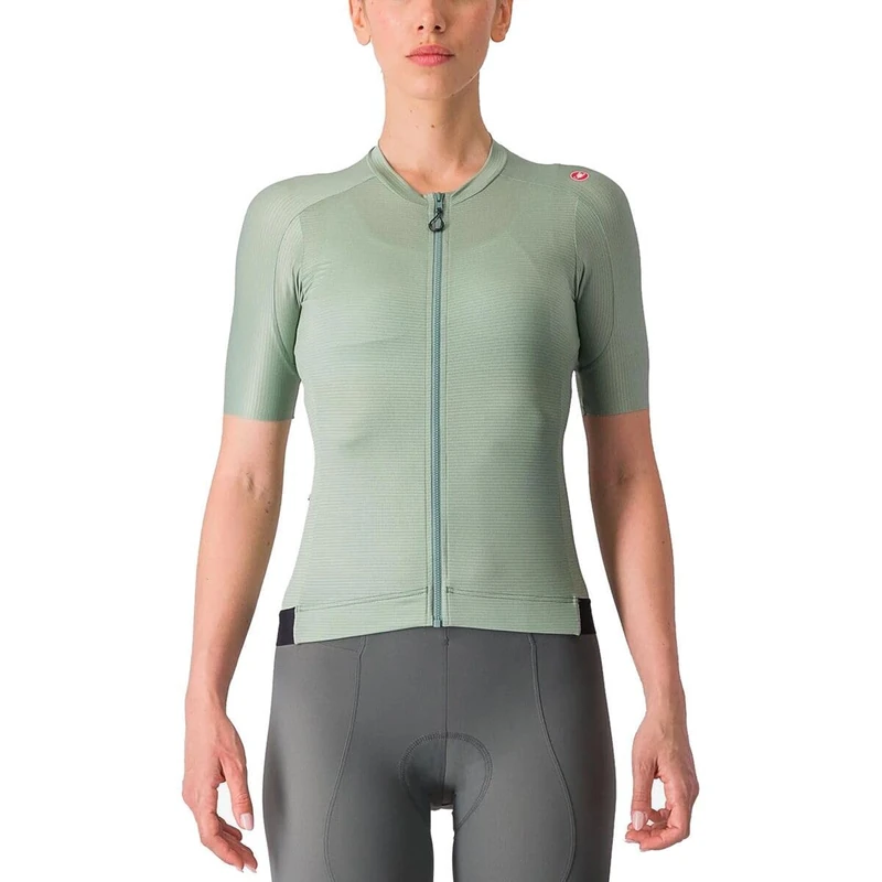 CASTELLI Espresso W Jersey Women's Technical Jersey, Defender Green/Dark Green, L